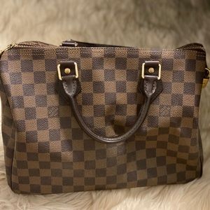 Authentic Louis Vuitton Speedy 30 Damier Ebene